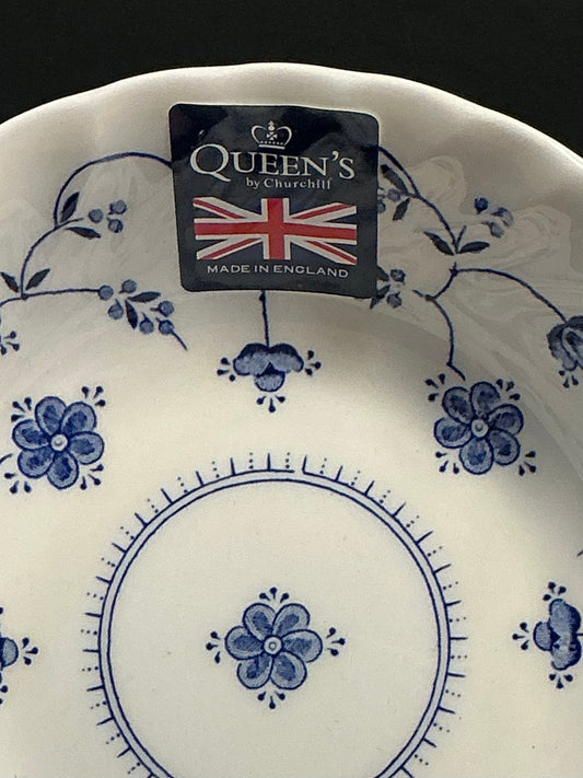 Queen’s Finlandia by Myofin/Churchill in staffordshier England from the Georgian collection 8.5” Pasta/Soup Bowl