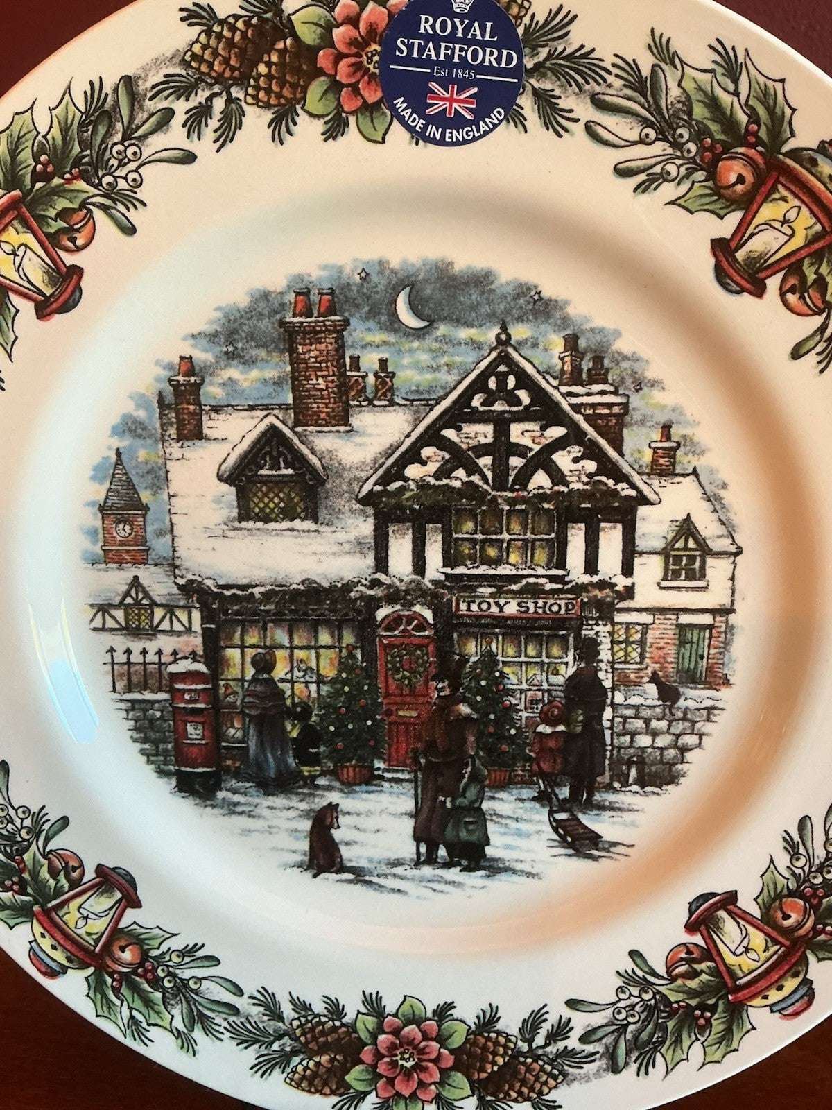 Royal Stafford Santa’s Toy Shop Dinner Plate 11”