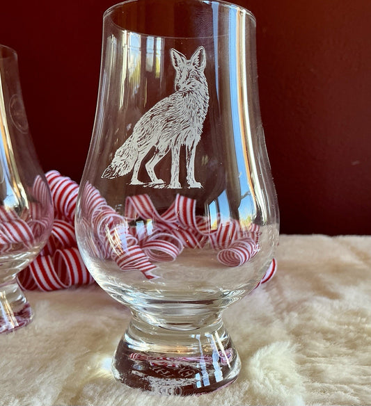 Set Of 2 Glencairn Whiskey Tasting Glasses Wolf