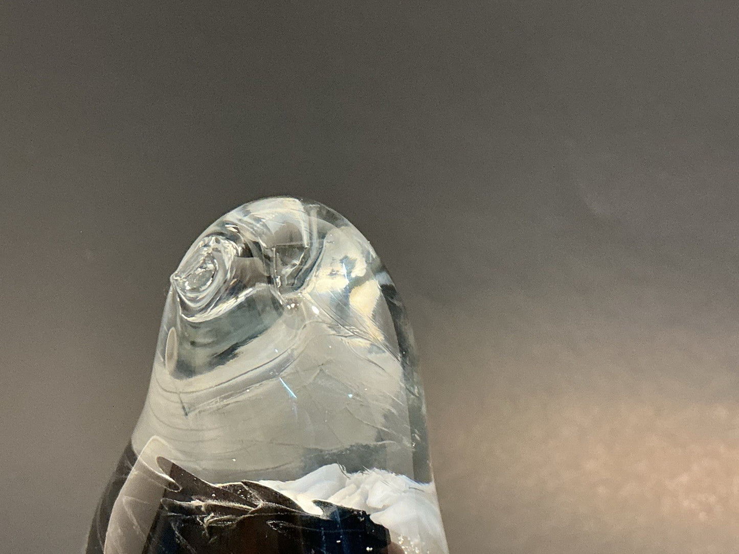 MURANO Penguin Glass Figurine Hand Blown In Italy By Astoria International 5"