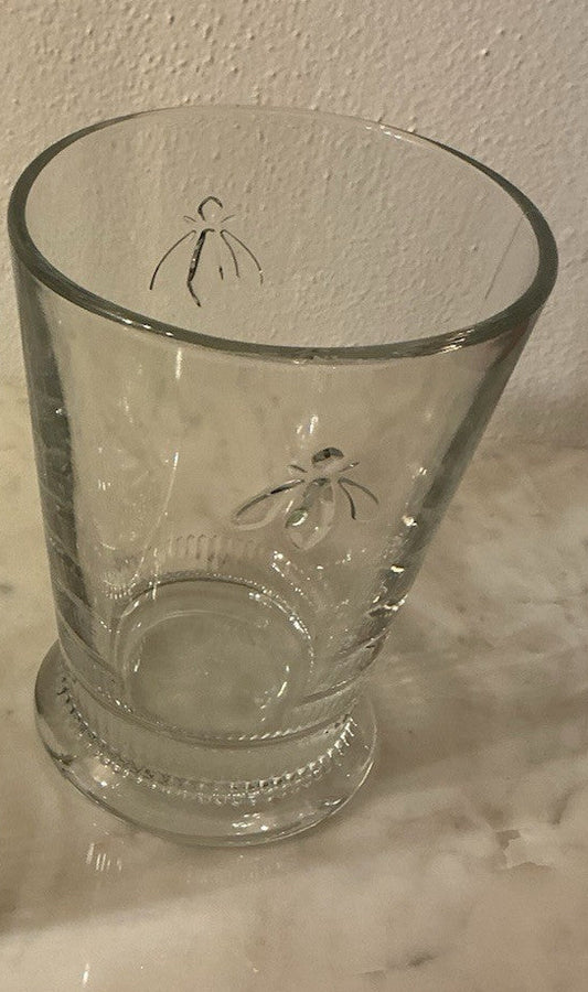 La Rochère Tumbler Bee Design Clear Glass 1 piece