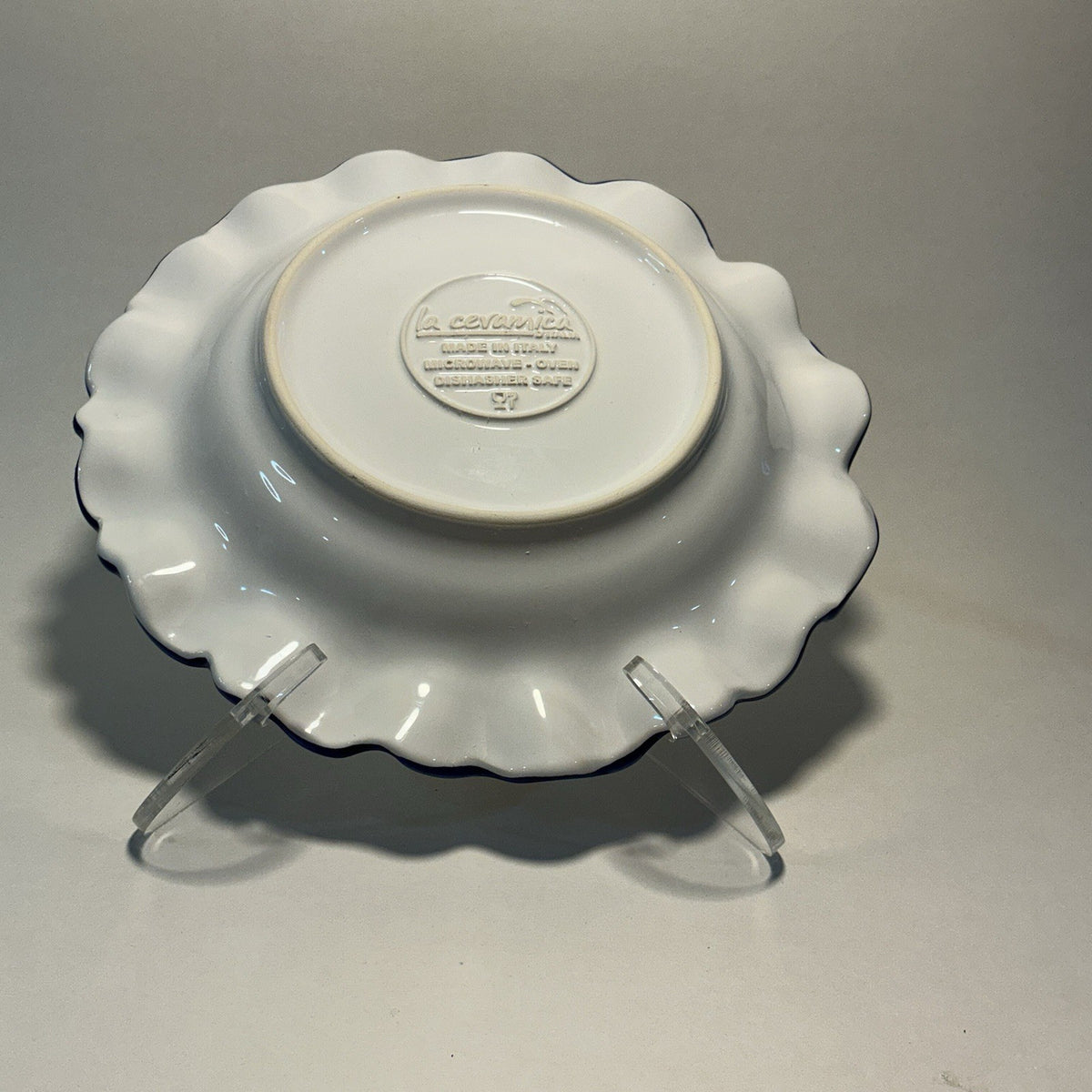 Hand Painted Italian Ceramic Pasta/soup/serving Bowl 9”
