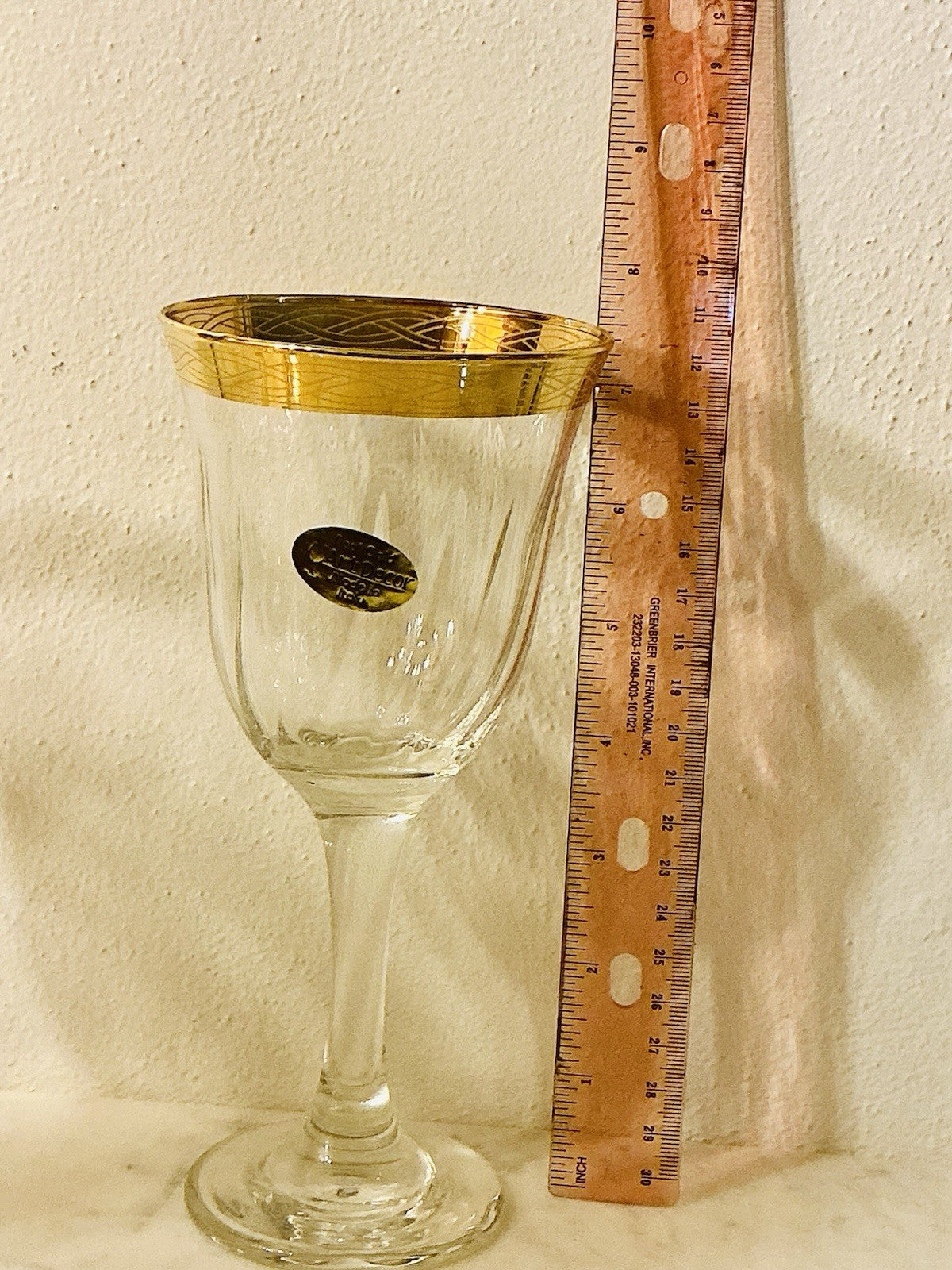 Set of 2 Art Decor Reel Gold Made In Italy