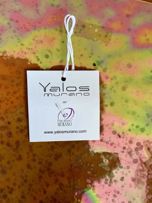 Yalos Murano 15” Bowl Hand Blown Glass