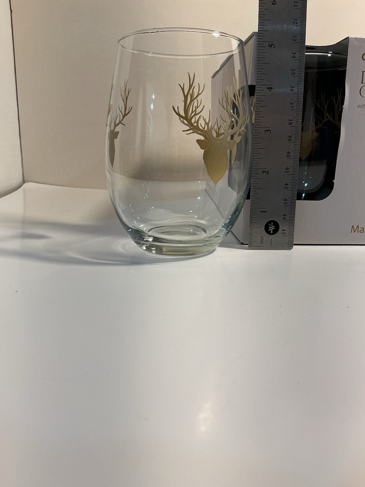 Trend for Home Drinking Glasses Set of 4 Deer
