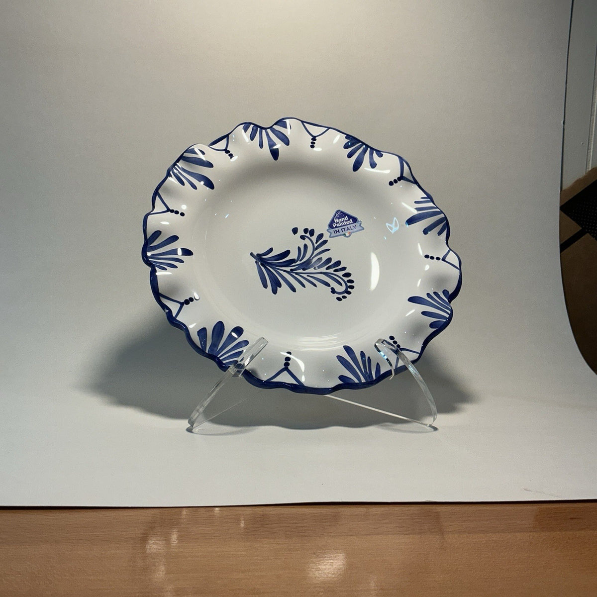 Hand Painted Italian Ceramic Pasta/soup/serving Bowl 9”