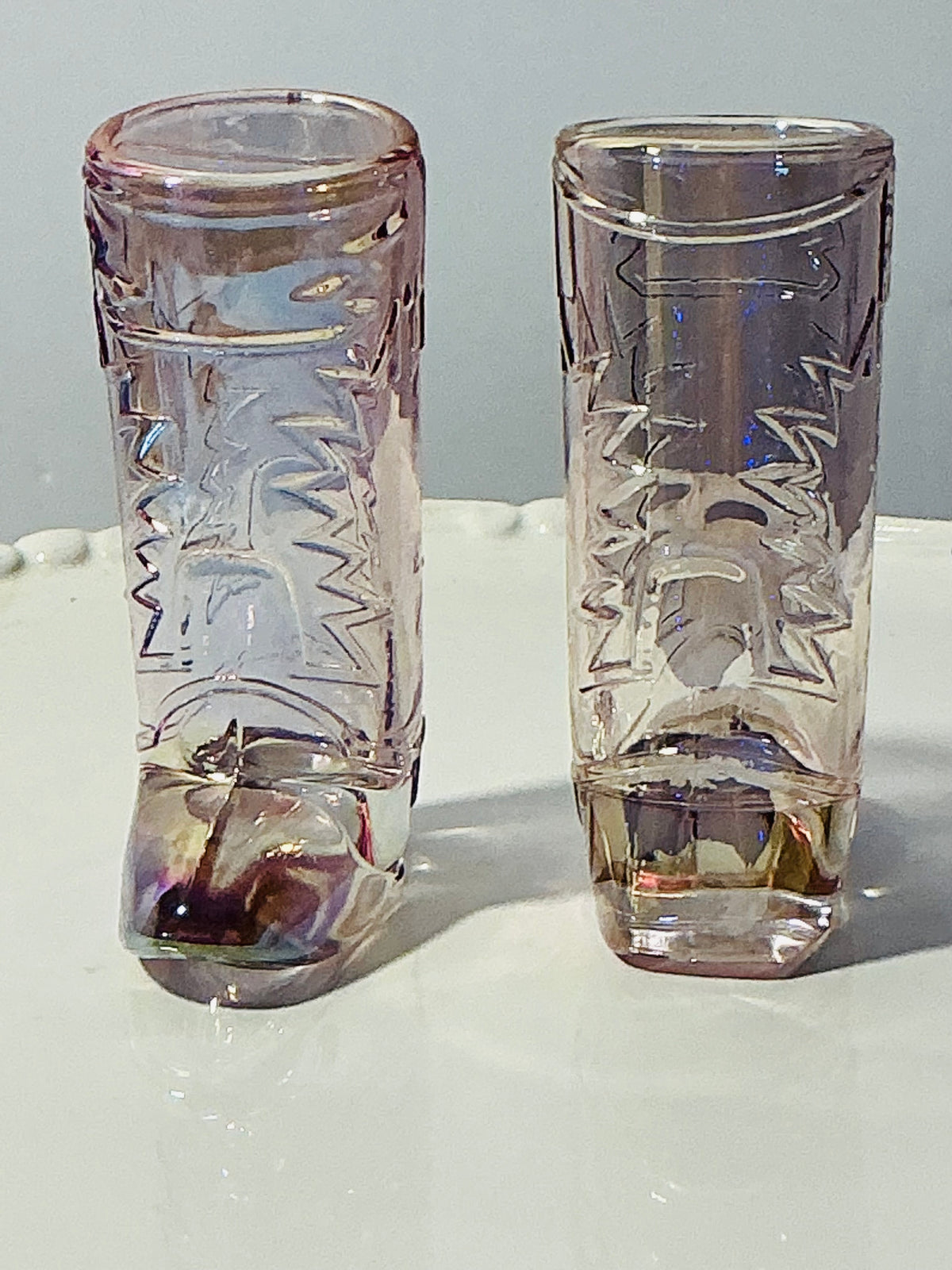 Cowboy/Cowgirl Boot Shot Glasses-choose your color