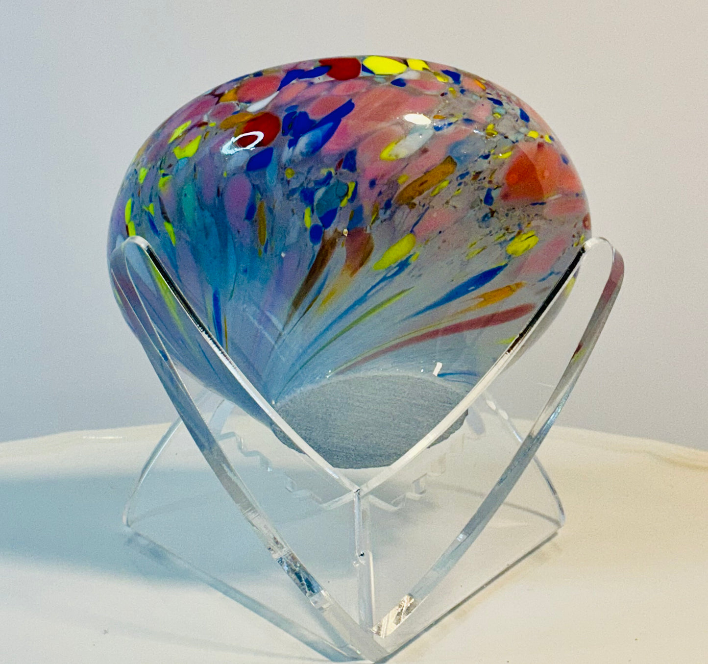 MURANO Style Candy or Key Bowl Nuova Cristalleria Arzanese hand blown in Italy