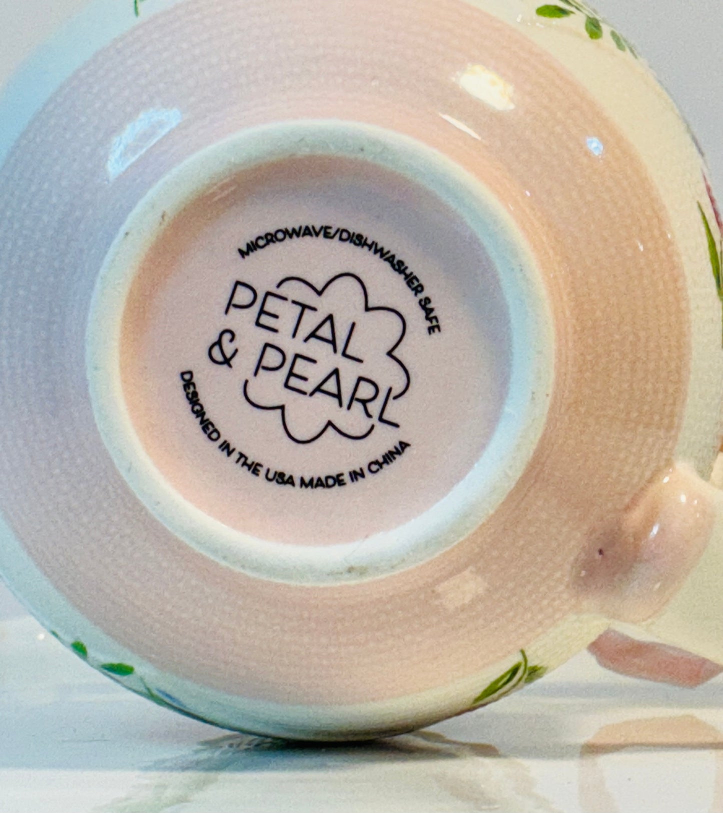 Petal & Pear Oversized Heart Mug 20 oz
