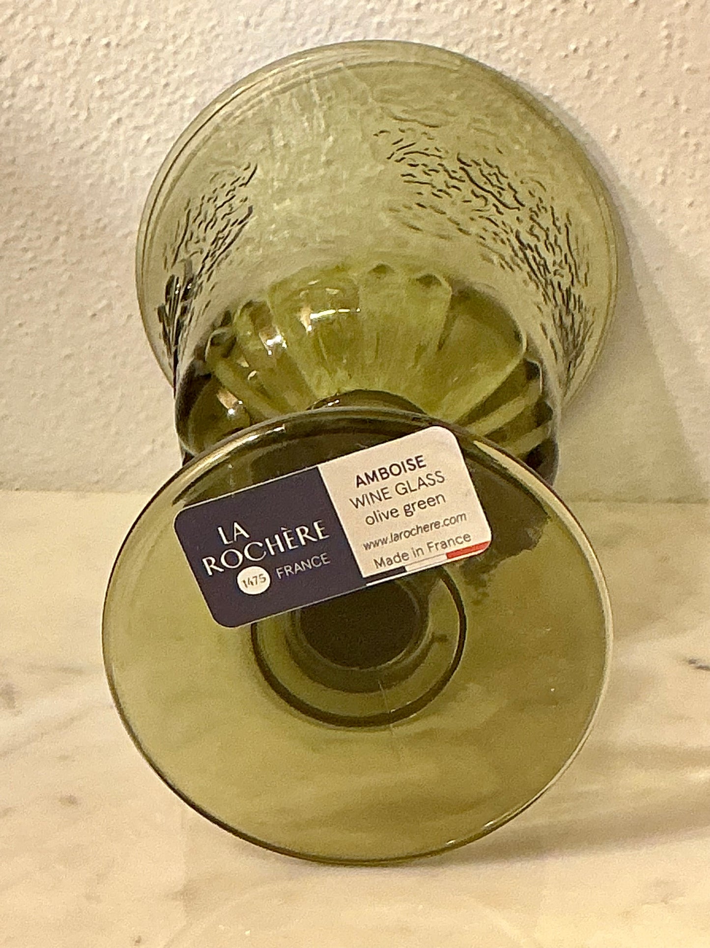 La Rochère Amboise 6 oz / Wine Glass Olive Green