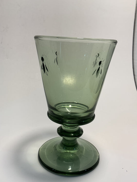 La Rochère wine glasses Bee Collection green Set of 2