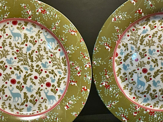 Laura Ashley set of 2 Side/Salad Plates 8” Stockbridge Collectibles