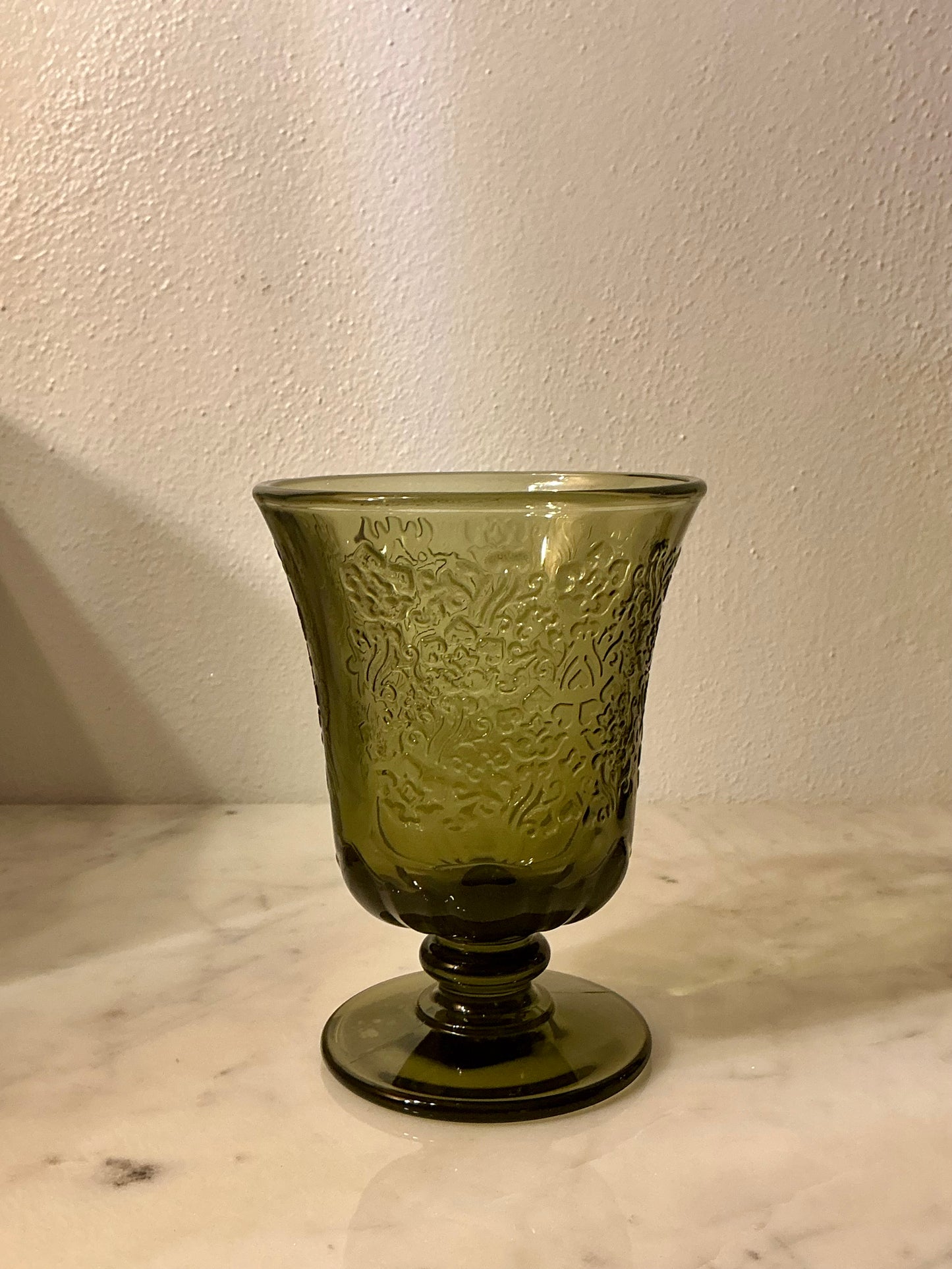 La Rochère Amboise Tumbler Glass Olive Green