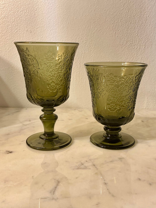 La Rochère Amboise Tumbler Glass Olive Green