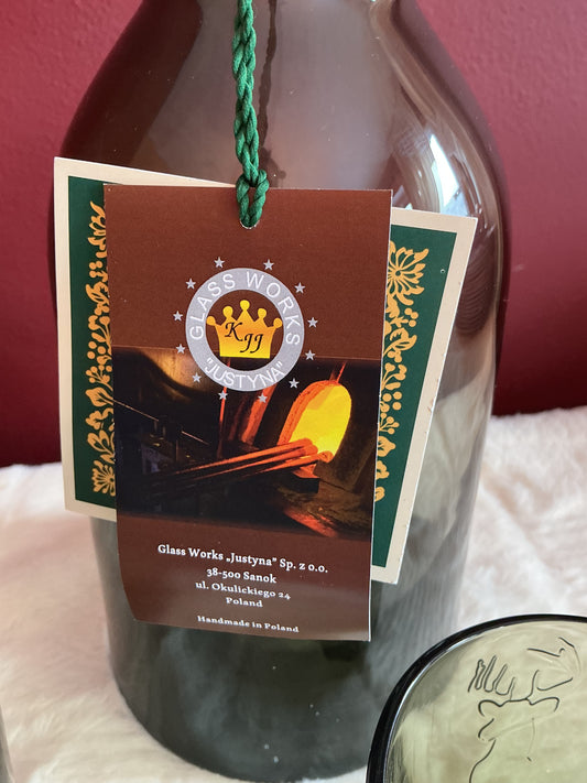 Decanter From The World Travelers Collection Green