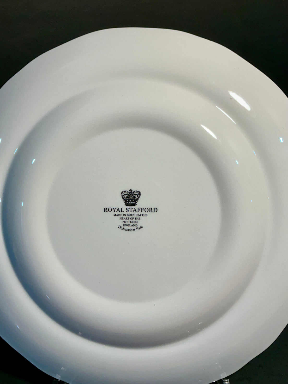 Royal Stafford/ Furnivals Vintage design Old Chelsea Blue 10.5”rare.Made in England