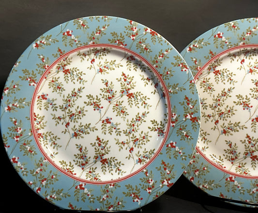 Laura Ashley set of 2 Side/Salad Plates 9” Stockbridge Collectibles