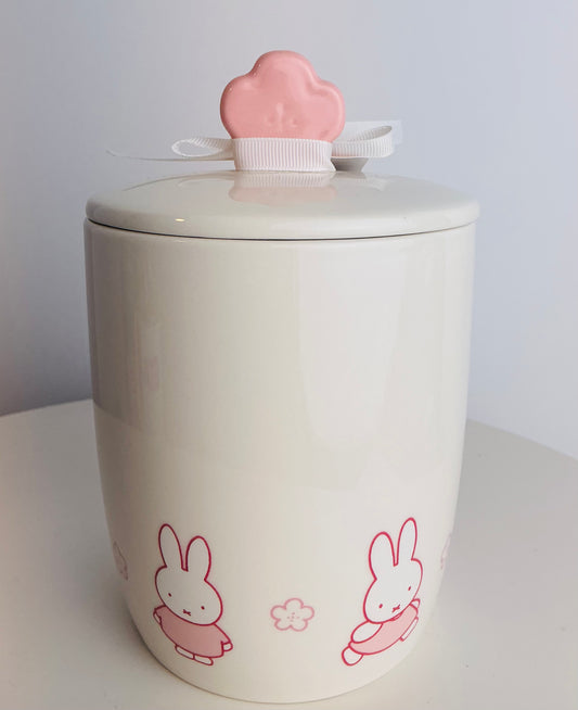 Miffy by Magenta Ceramic Lidded Canister Jar 4" x 7"
