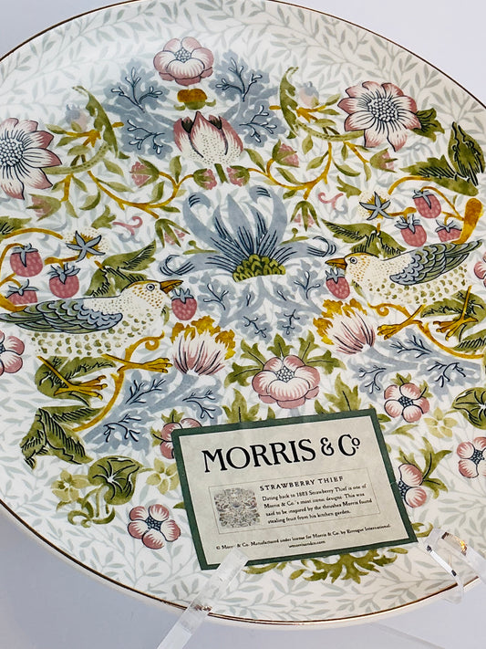Morris & Co. Strawberry Thief Premium Porcelain Plate 8.5"