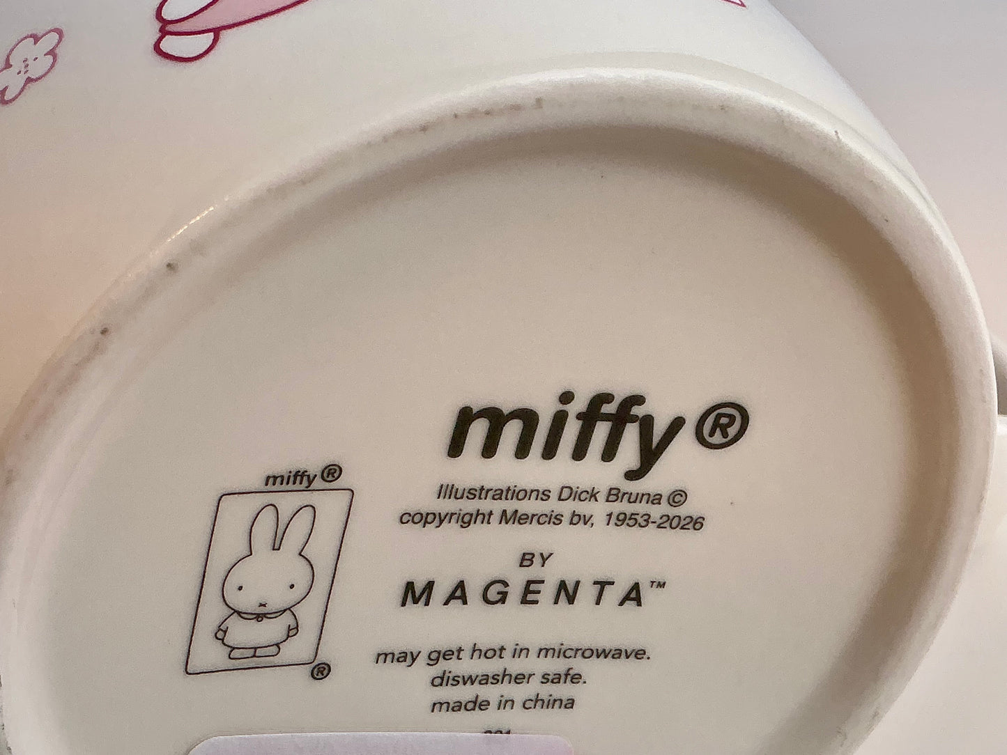 Miffy by Magenta Ceramic Mug 4"