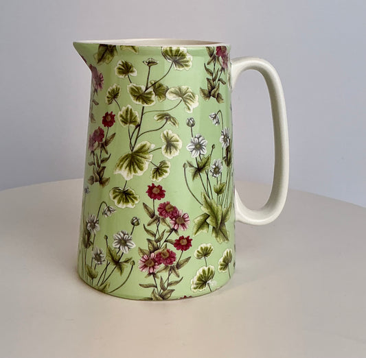 Shannonbridge Ireland World Traveler Botanical Wildflower Ceramic Pitcher & Mug Collection