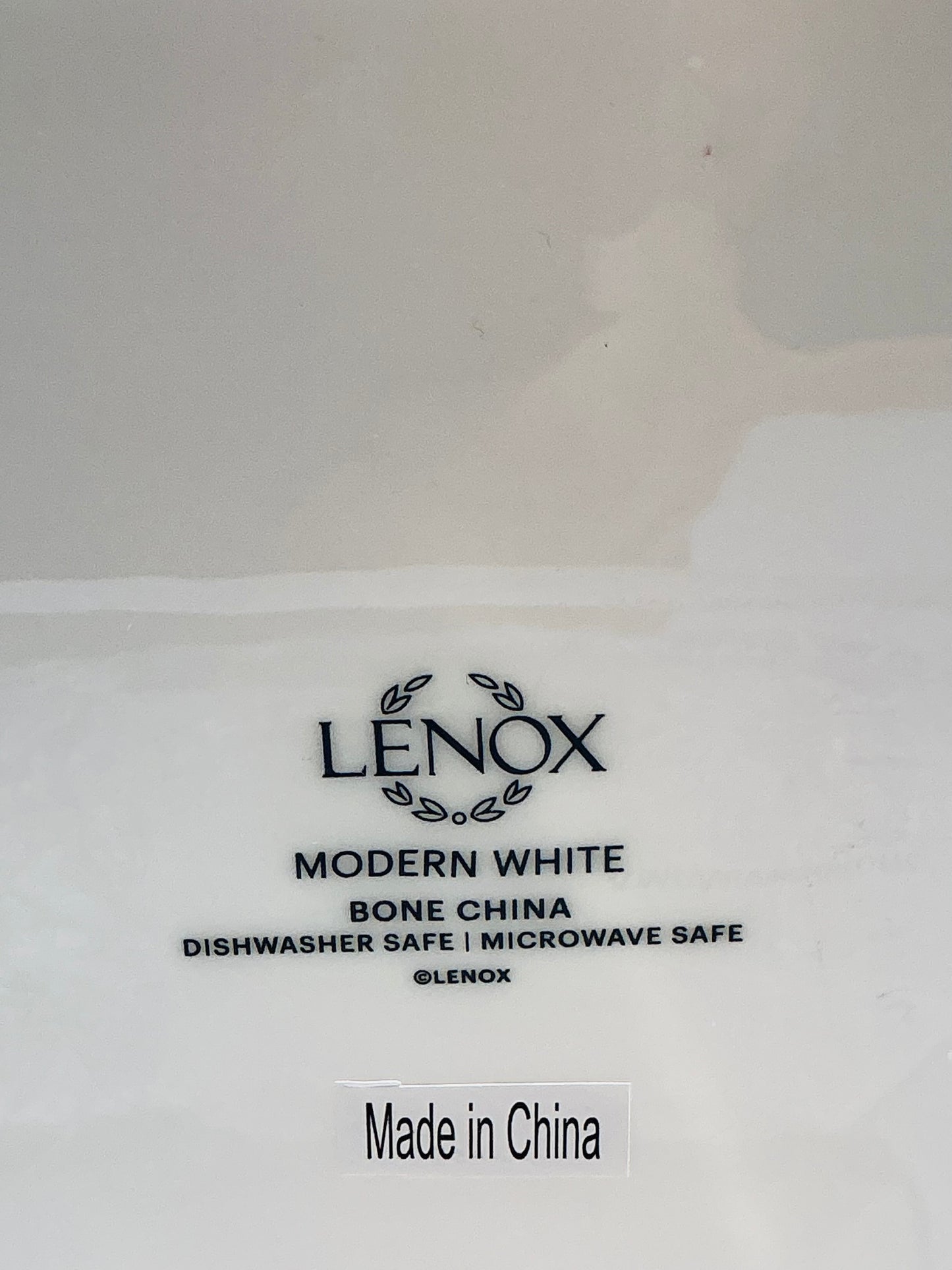 Lenox Modern White Bone China Dinner Plate 10.5"