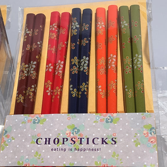 Japanese Chopsticks Set of 5 Pairs | Jewel & Digraft | Made in Japan