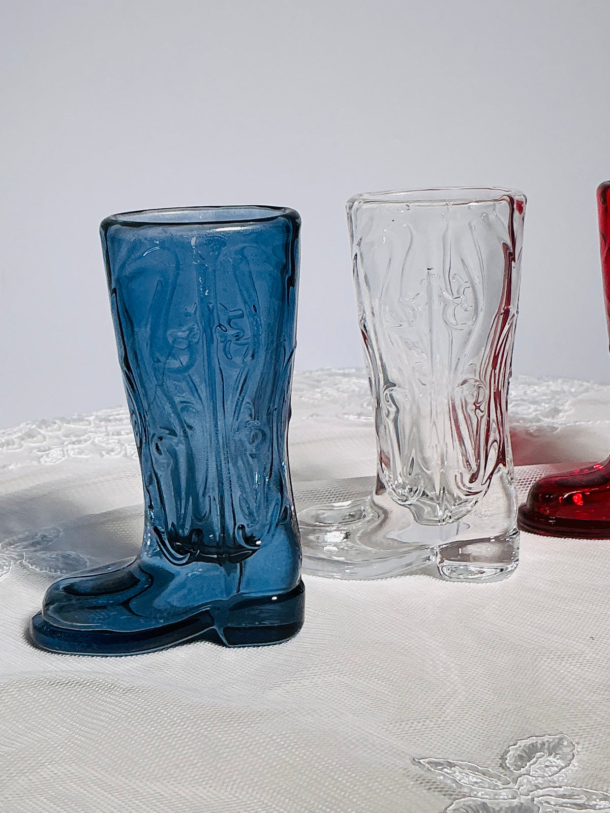 Cowboy/Cowgirl Boot Shot Glasses-choose your color