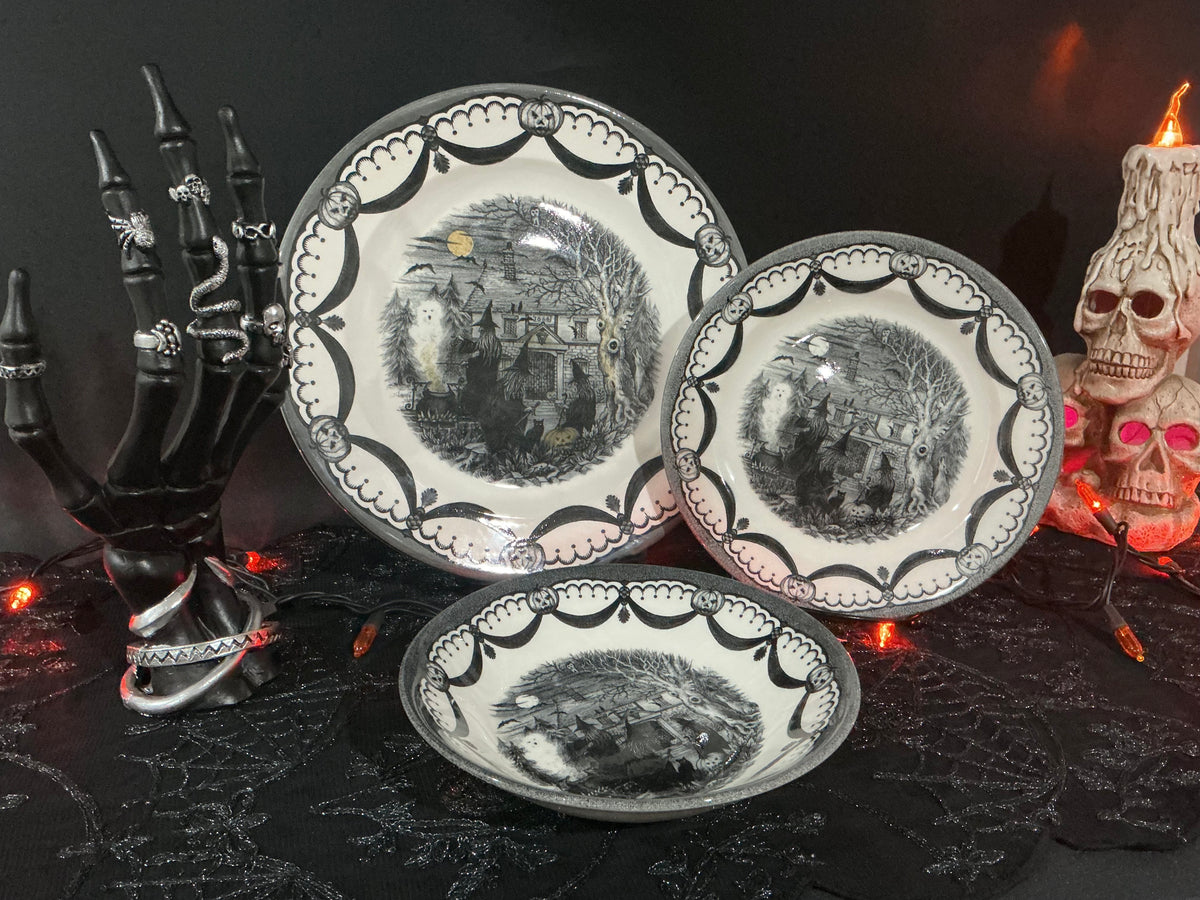 Royal Stafford Halloween Haunted House Dinnerware | Choose Your Piece