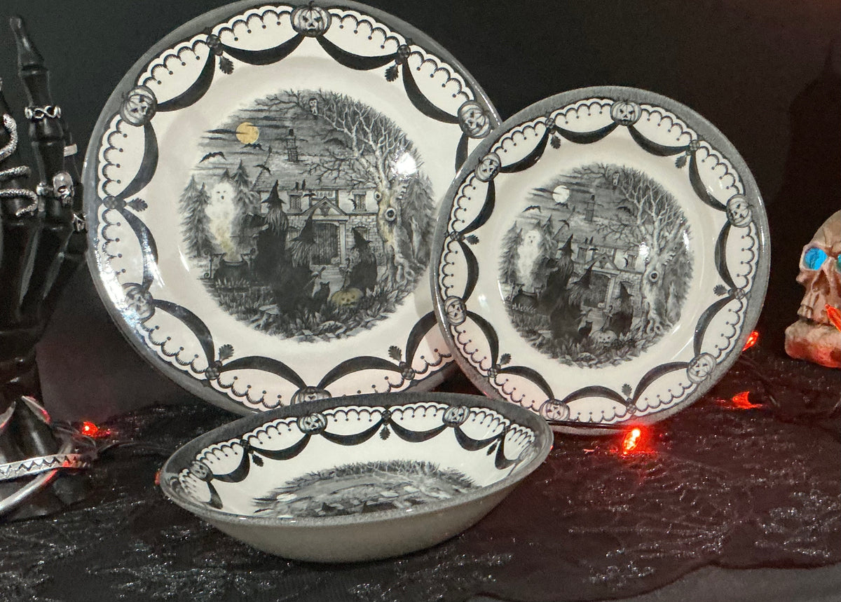 Royal Stafford Halloween Haunted House Dinnerware | Choose Your Piece