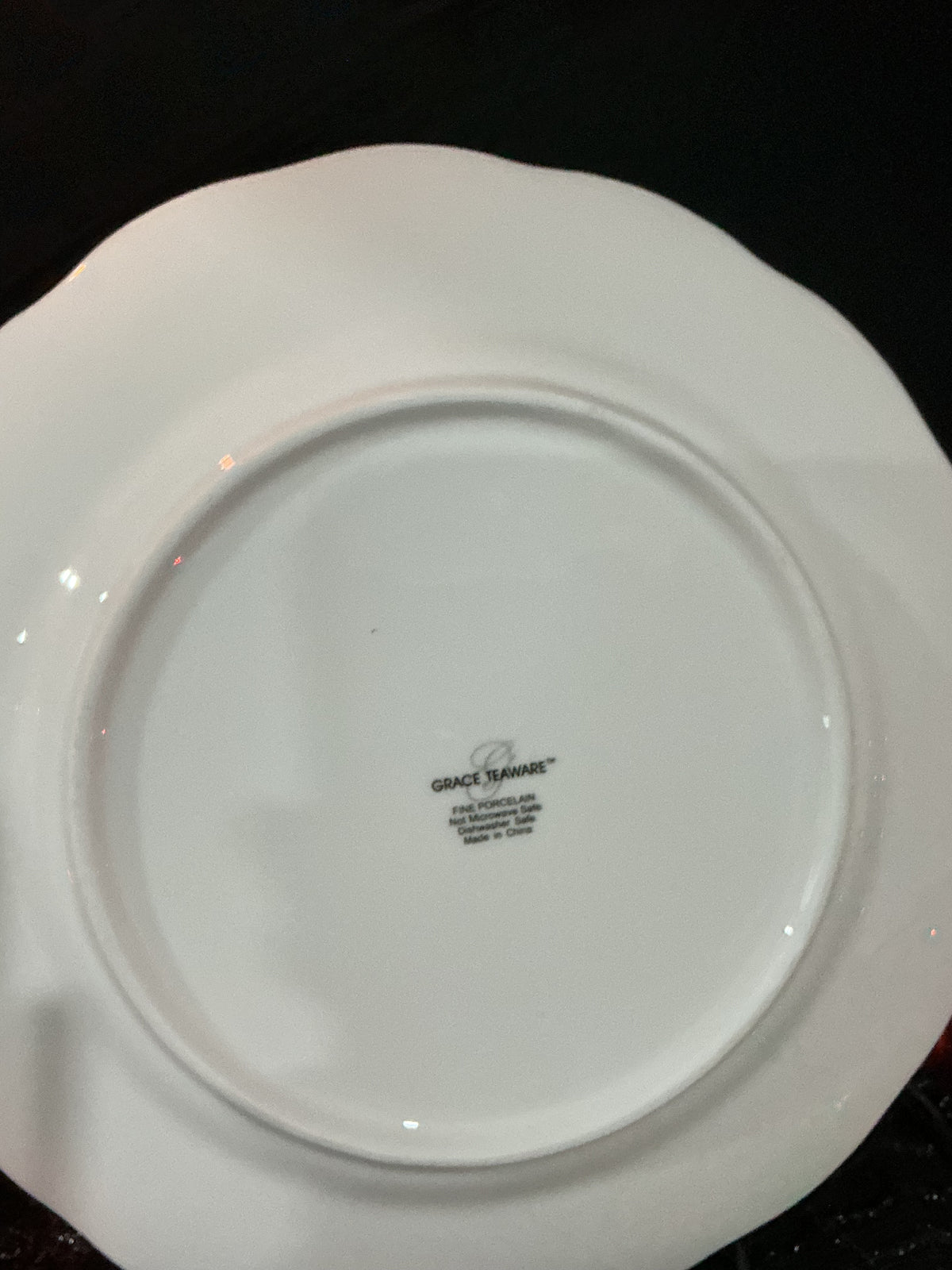 Grace Teaware Halloween Haunted Manor Salad Plate 8"