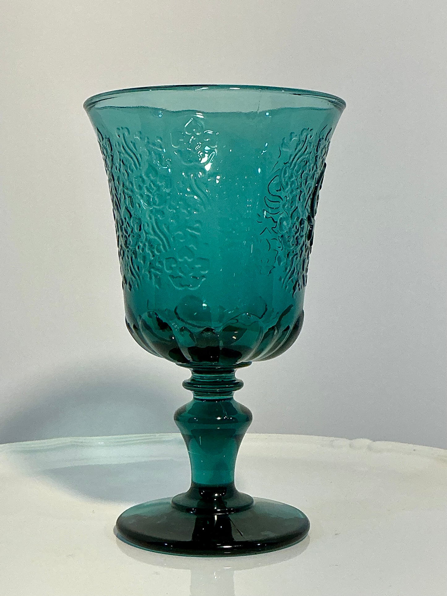 La Rochère Amboise Night Blue Wine OR Water Glass Made in France