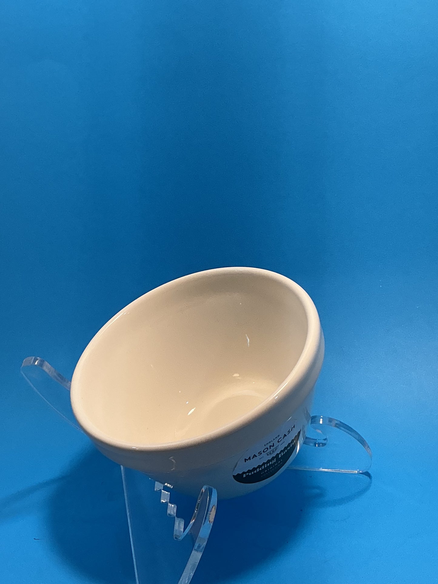 Mason Cash Rustic Beige Pudding Basin baking small bowl 5” diameter 3”high stoneware oven,dishwasher,microwave safe , Made in England
