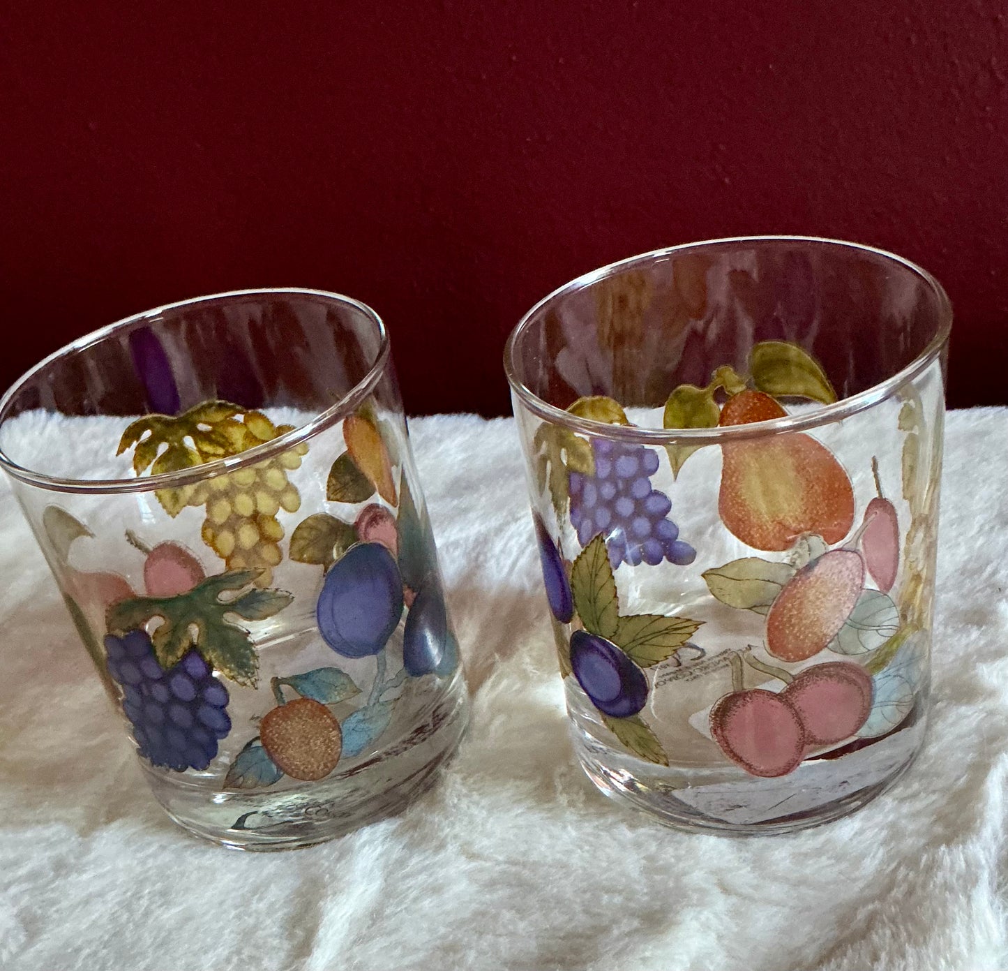 Glass Tumbler Set of 2 From The Vetreria Arte Di Murano Made In Italy