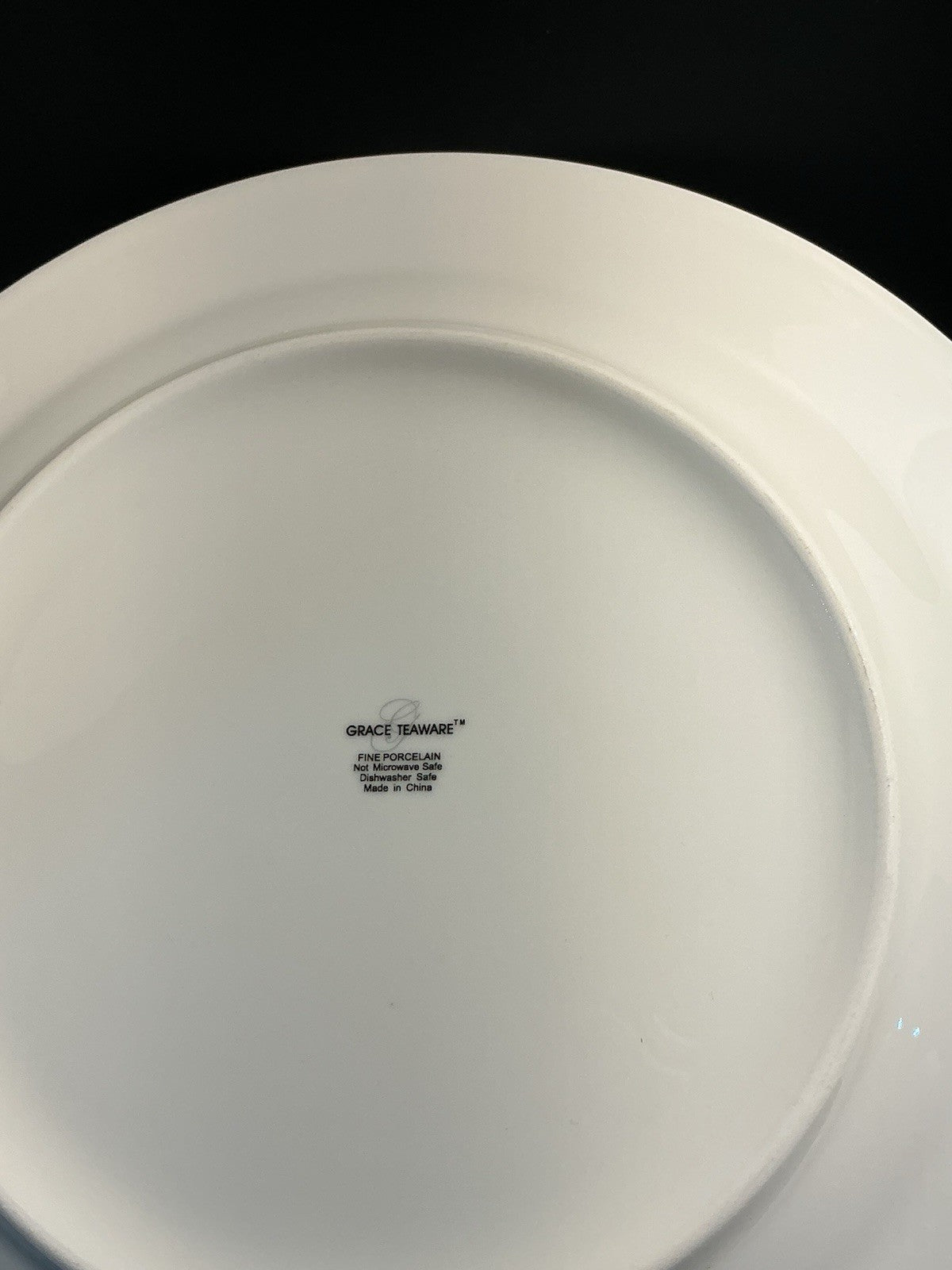 Grace Teaware Silver Stripes Border Dinner Plate 10