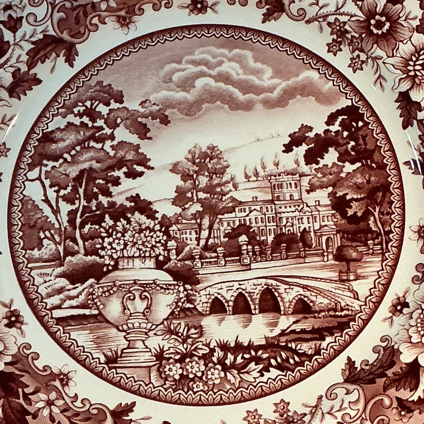Legend British Heritage Earthenware 10.7" Dinner Plate Belmont Pink