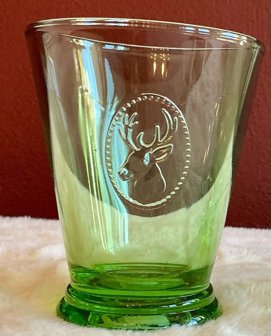 La Rochère Green Emerald Tumbler Drinking Glasses 9.2 Oz mint green