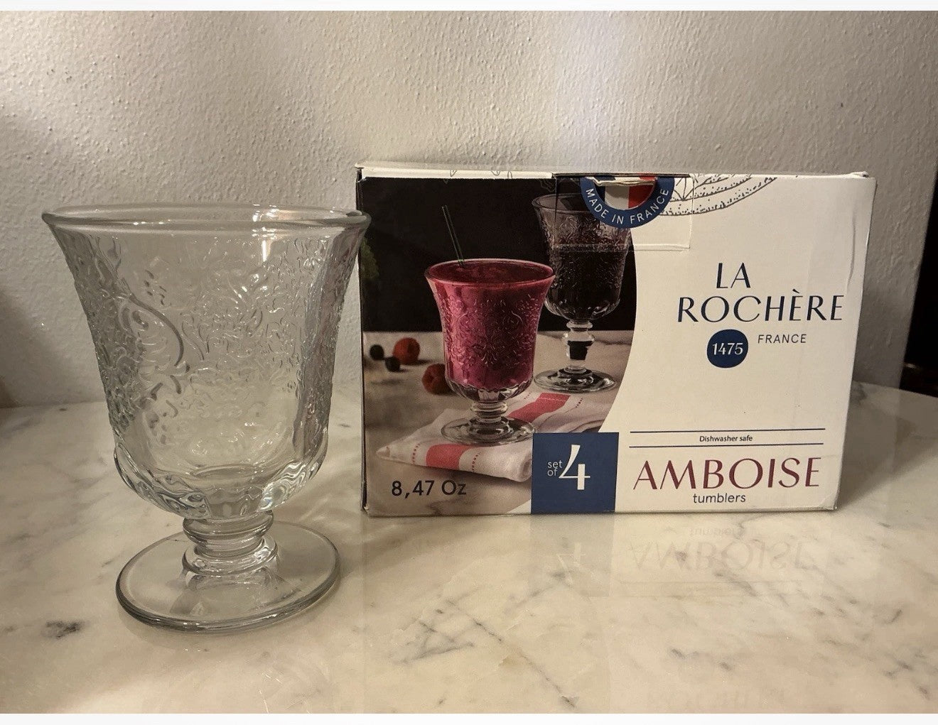 La Rochere Amboise Clear Tumbler set of 4