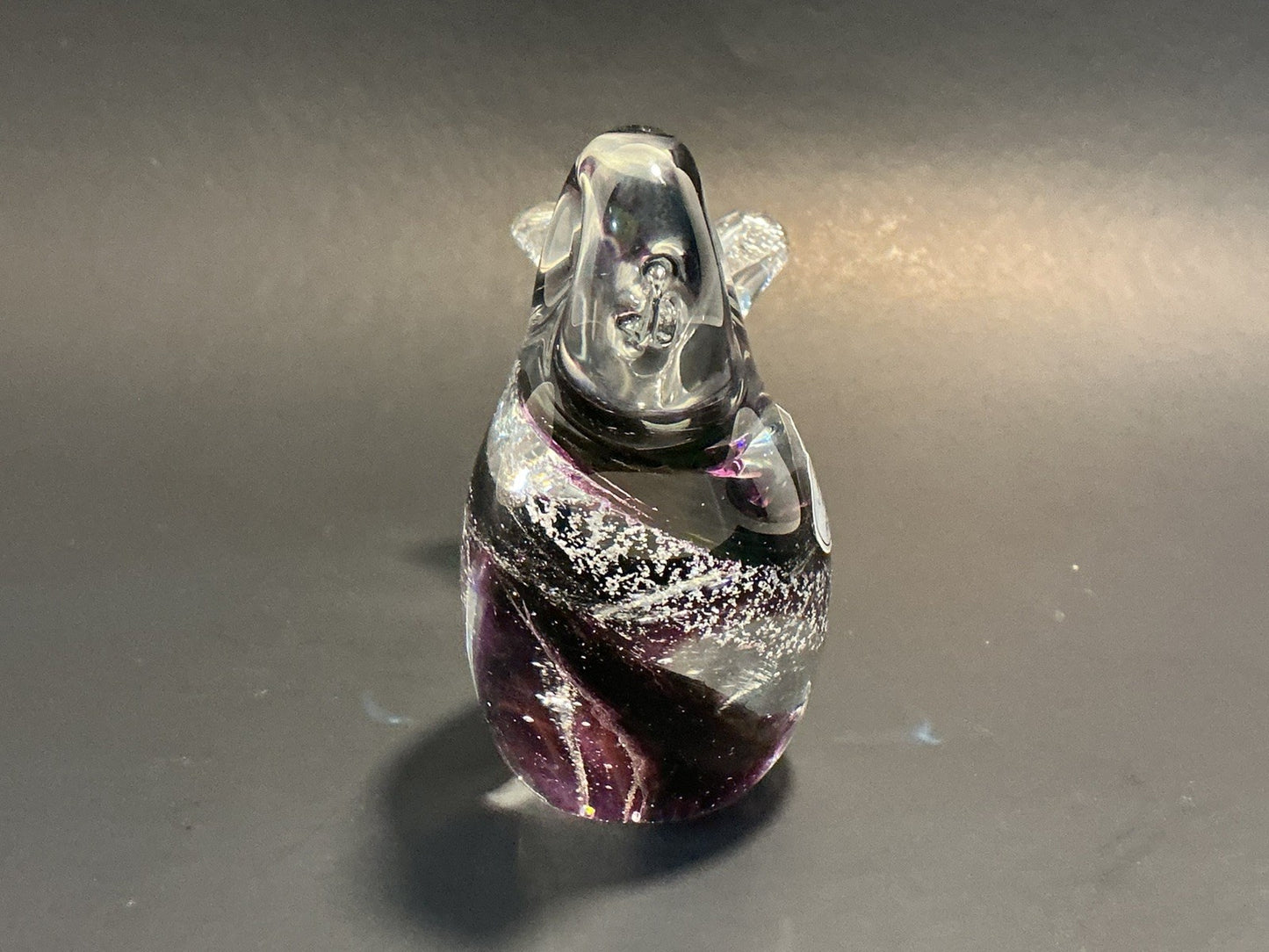 MURANO Bird Glass Figurine Hand Blown In Italy By Astoria Inter.3.5"high,5”wide