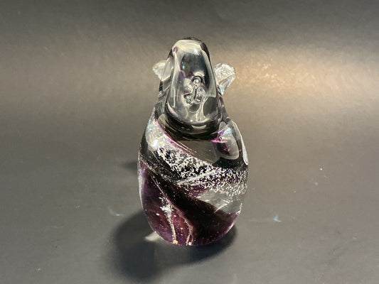 MURANO Bird Glass Figurine Hand Blown In Italy By Astoria Inter.3.5"high,5”wide