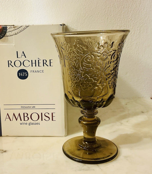 La Rochère Amboise 6 oz Goblet / Wine Glass Moka