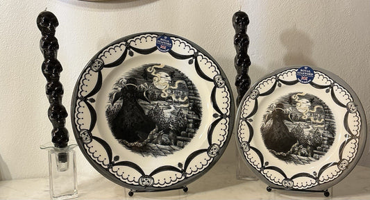 ONE Royal Stafford The Guardian Dinner Plate 11" Witches Wolves NEW