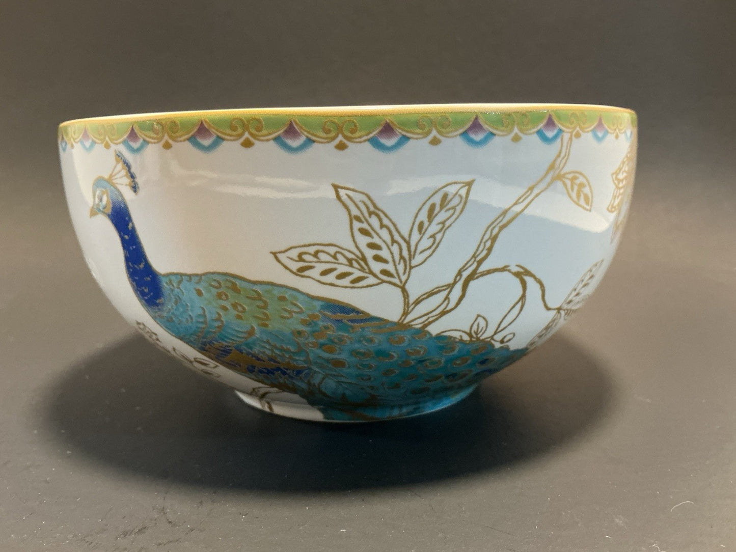 222 Fifth Pico Garden Soup – Cereal, Bowls, White Tea, Gold