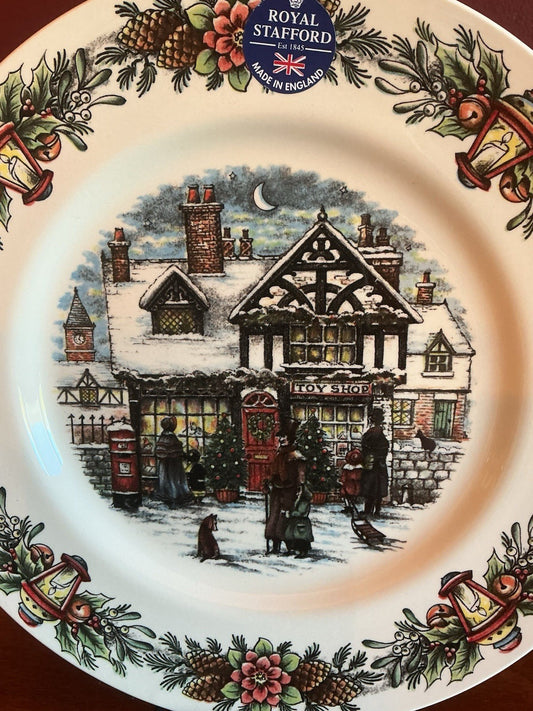 Royal Stafford Santa’s Toy Shop Dinner Plate 11”