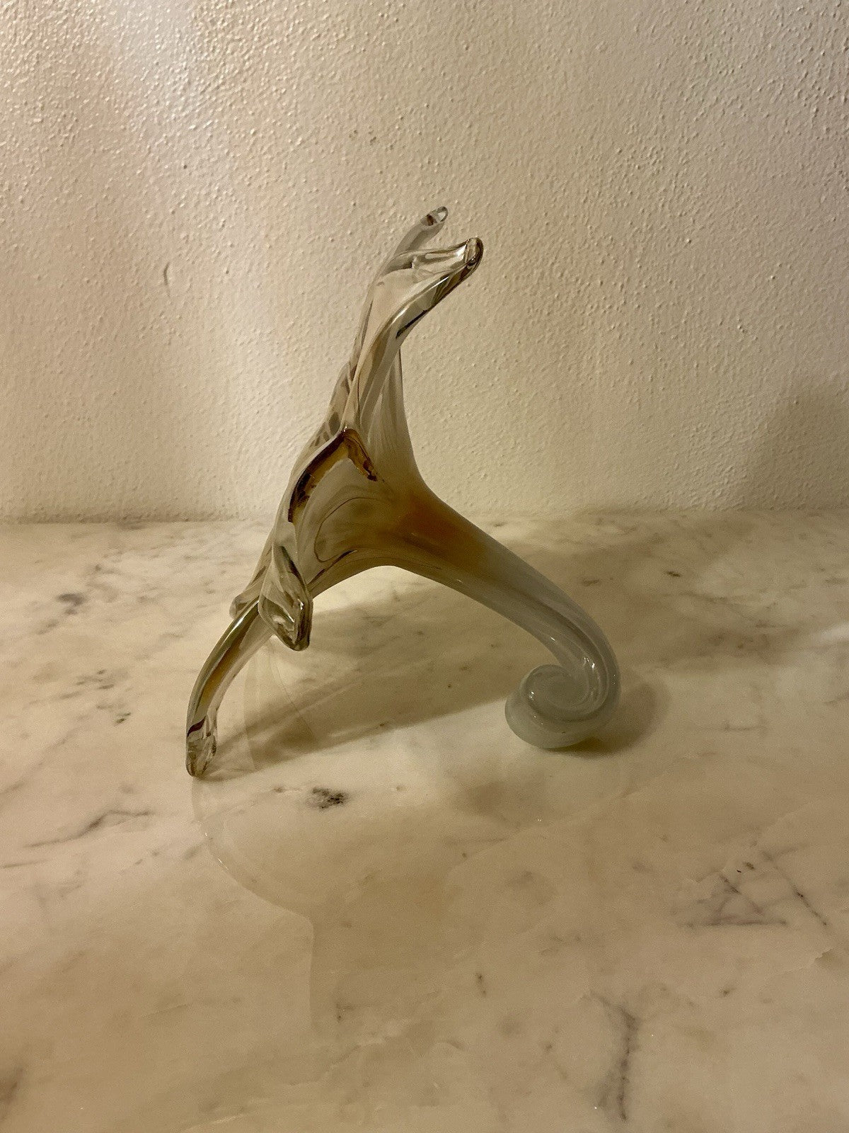 This Is A Murano-style Art Glass Flower Made In Italy. Beautiful