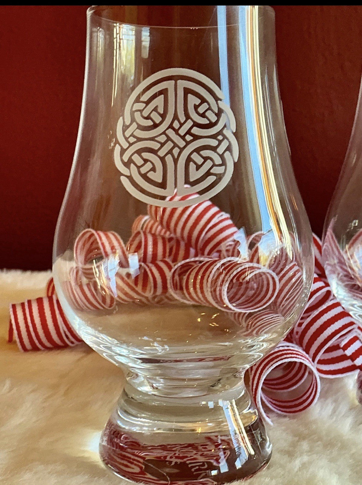 Set Of 2 Glencairn Celtic Knot Scotch Malt Whiskey Tasting Glass
