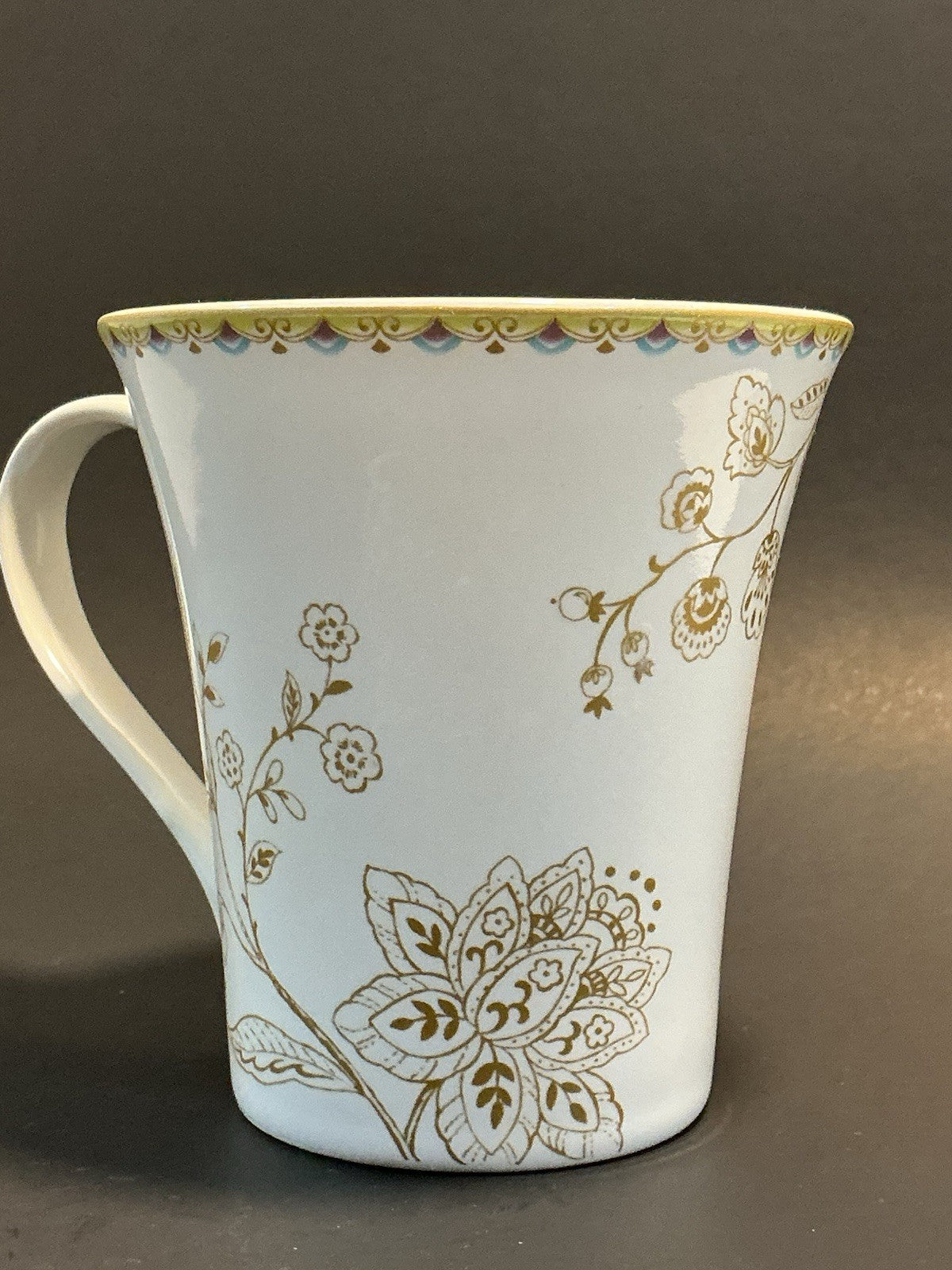 222 Fifth Peacock Garden Mug