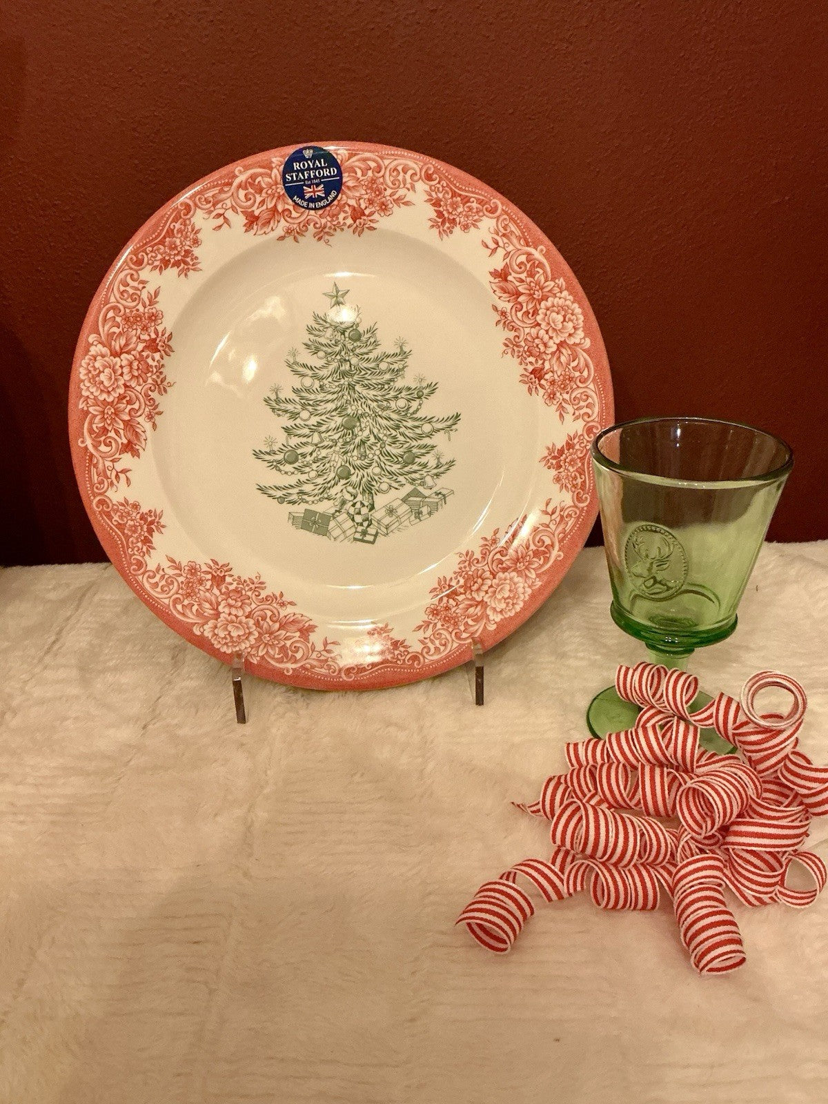 Royal Stafford Bowl Christmas Tree 8”