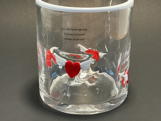 Anthropologie Winged Heart Love Edition Icon Juice Glass New