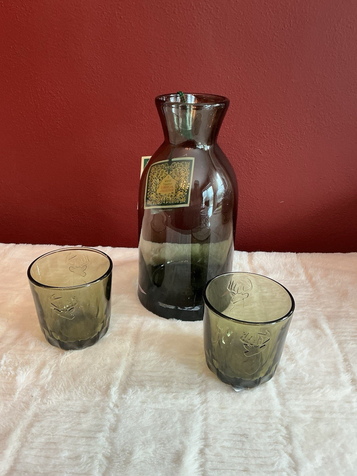 Decanter From The World Travelers Collection Green